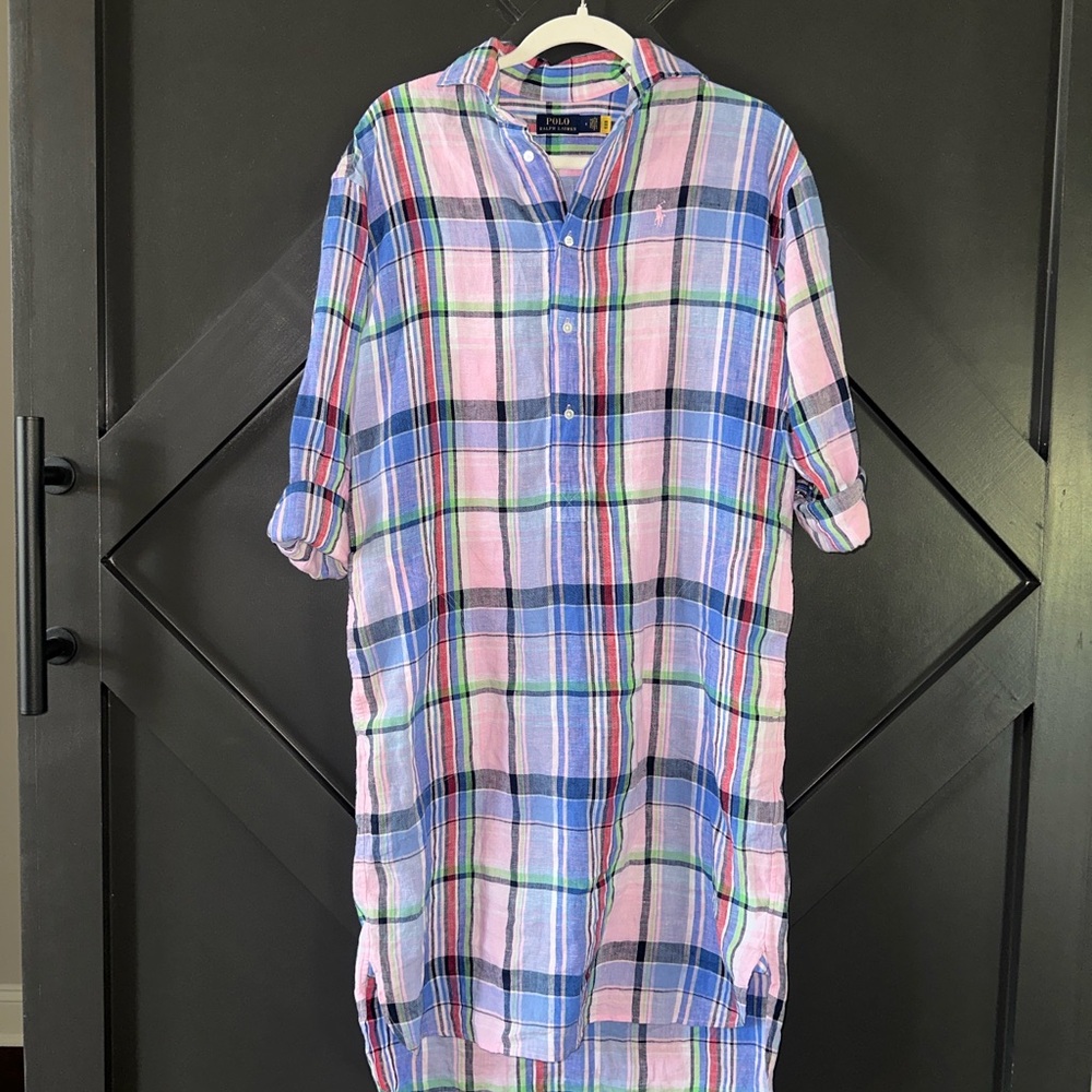 Button-Up Shirt Dress